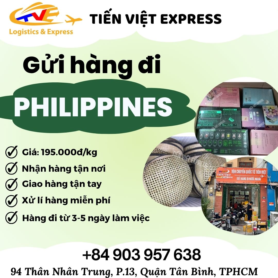 Gửi hàng đi Philippines - Tiến Việt Express